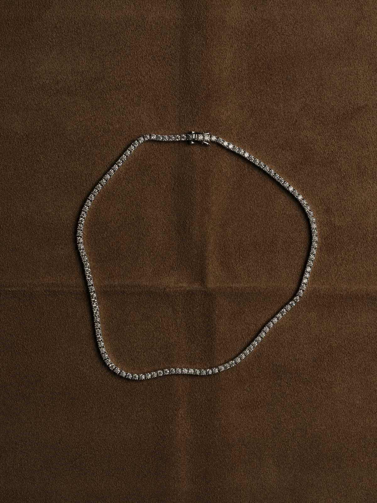 Classic Tennis Necklace - Moissanite