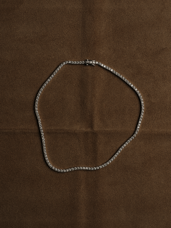 Classic Tennis Necklace - Moissanite