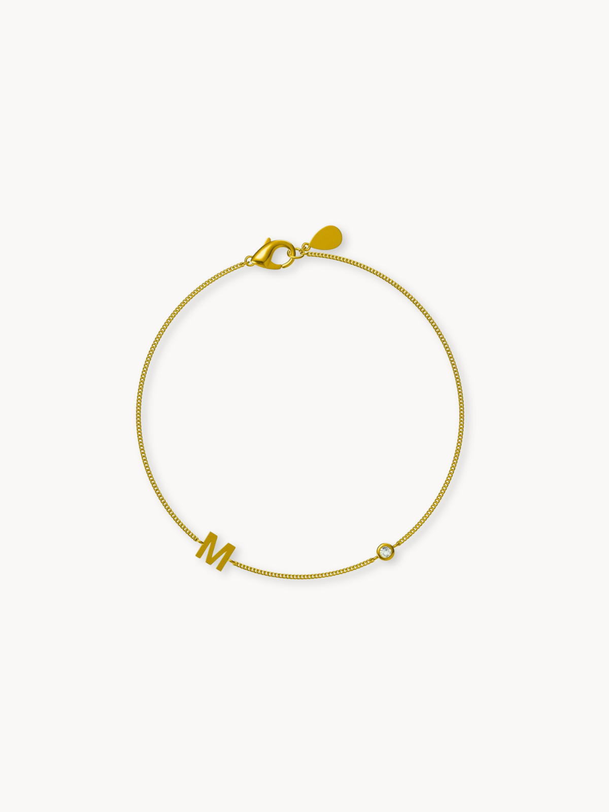 Initial Lab Diamond Bracelet