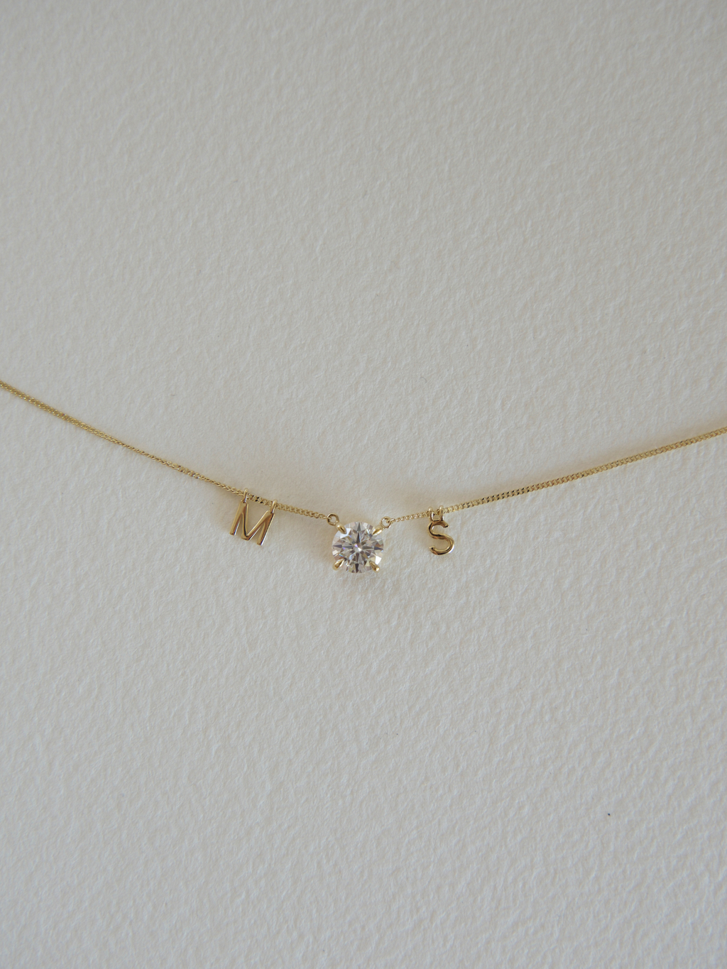 Floating Initial Pendant