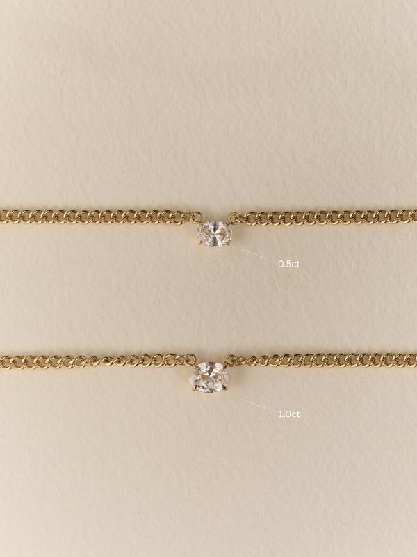 Oval Curb Pendant